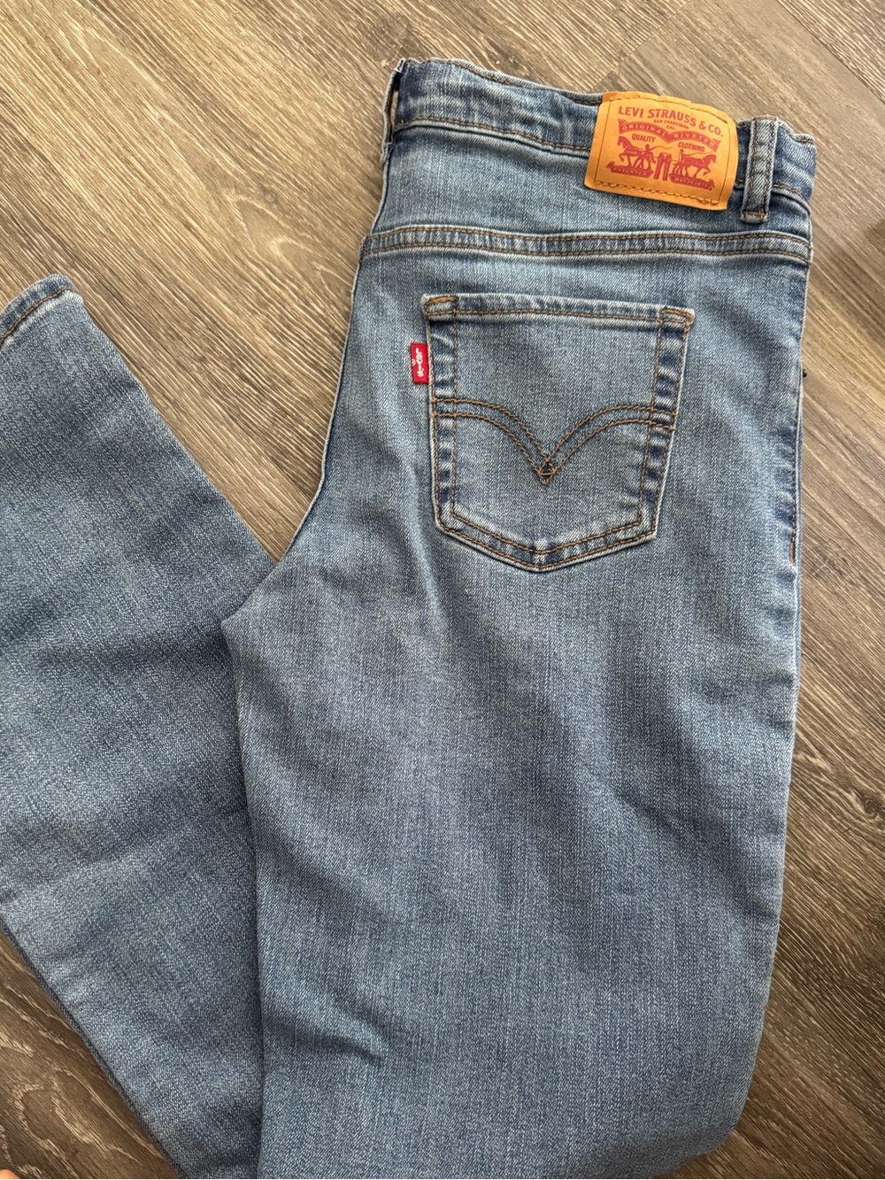 Kids Levi Blue Denim Jeans Bootcut